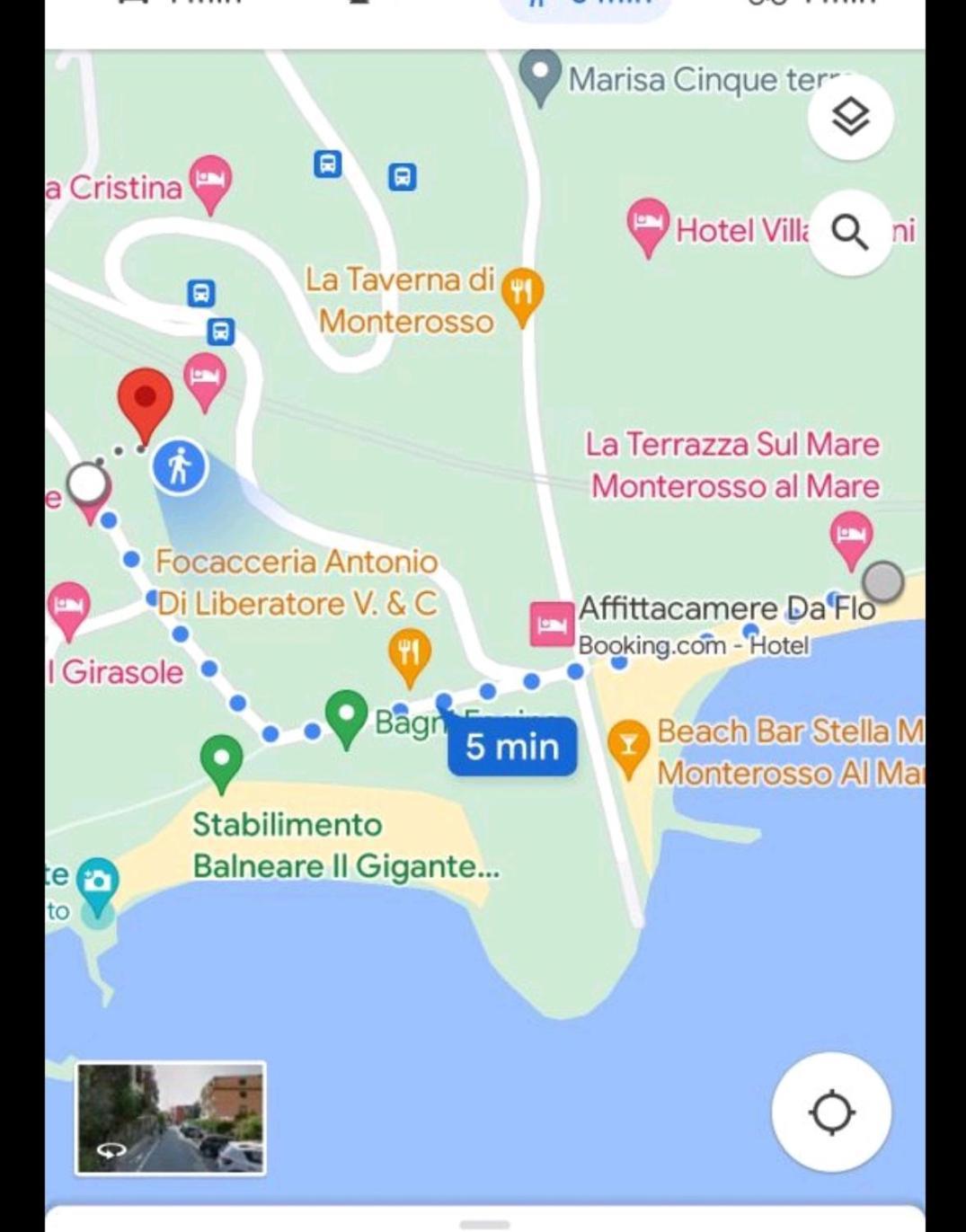 מונטרוסו אל מארה Affittacamere Sophie מראה חיצוני תמונה